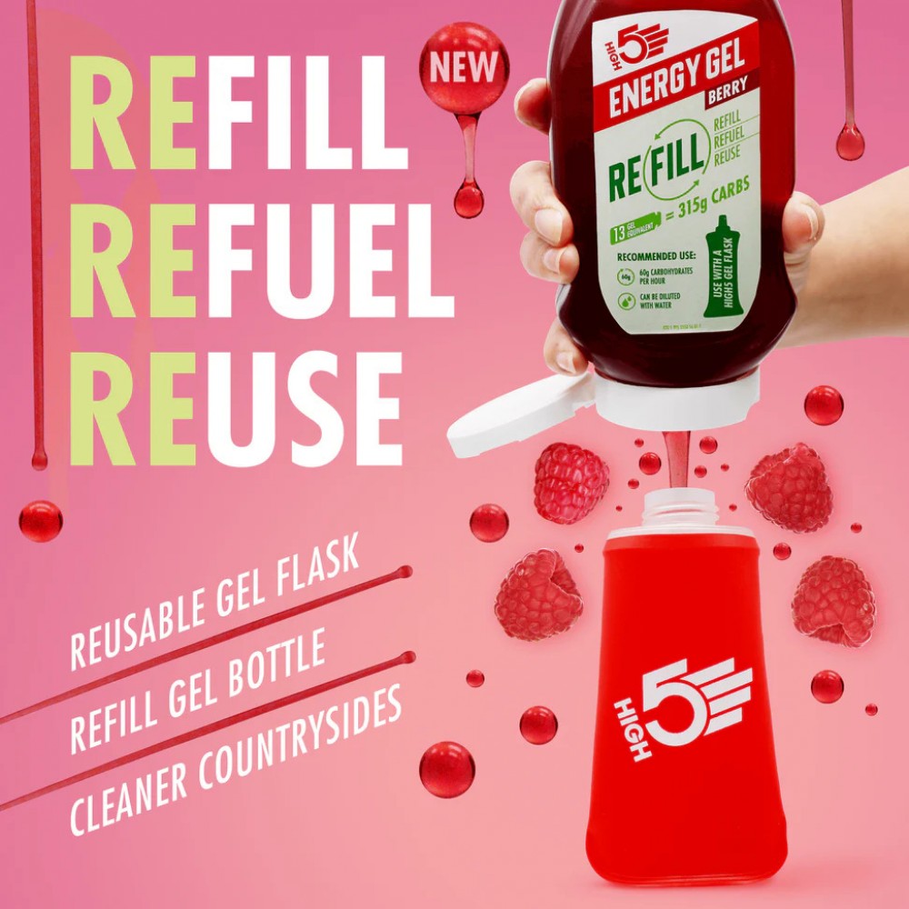High 5 Energy Gel - Berry Refill 550g