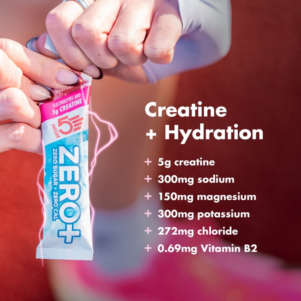 High 5 Zero + 5g Creatine Berry 16x11.5g
