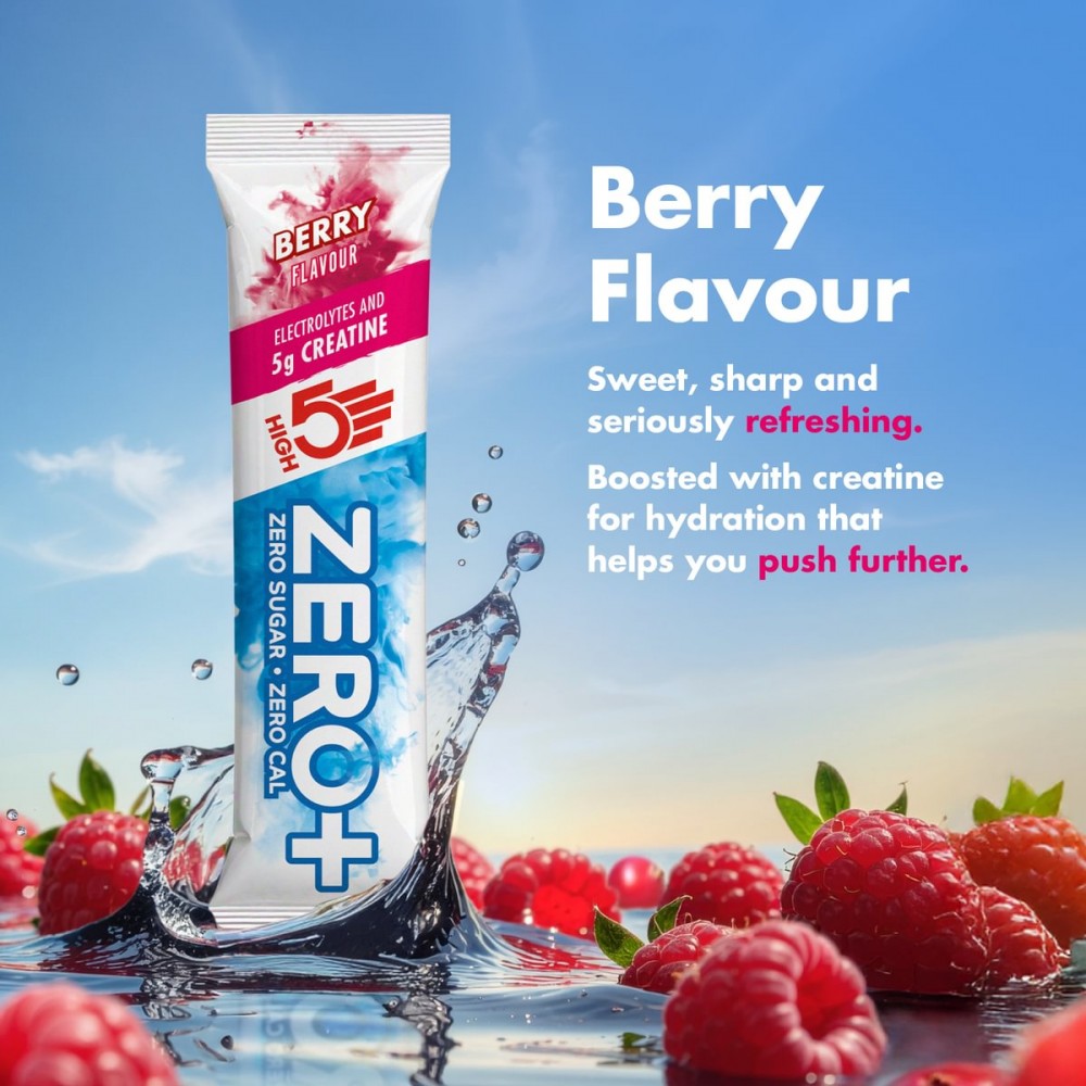 High 5 Zero + 5g Creatine Berry 16x11.5g