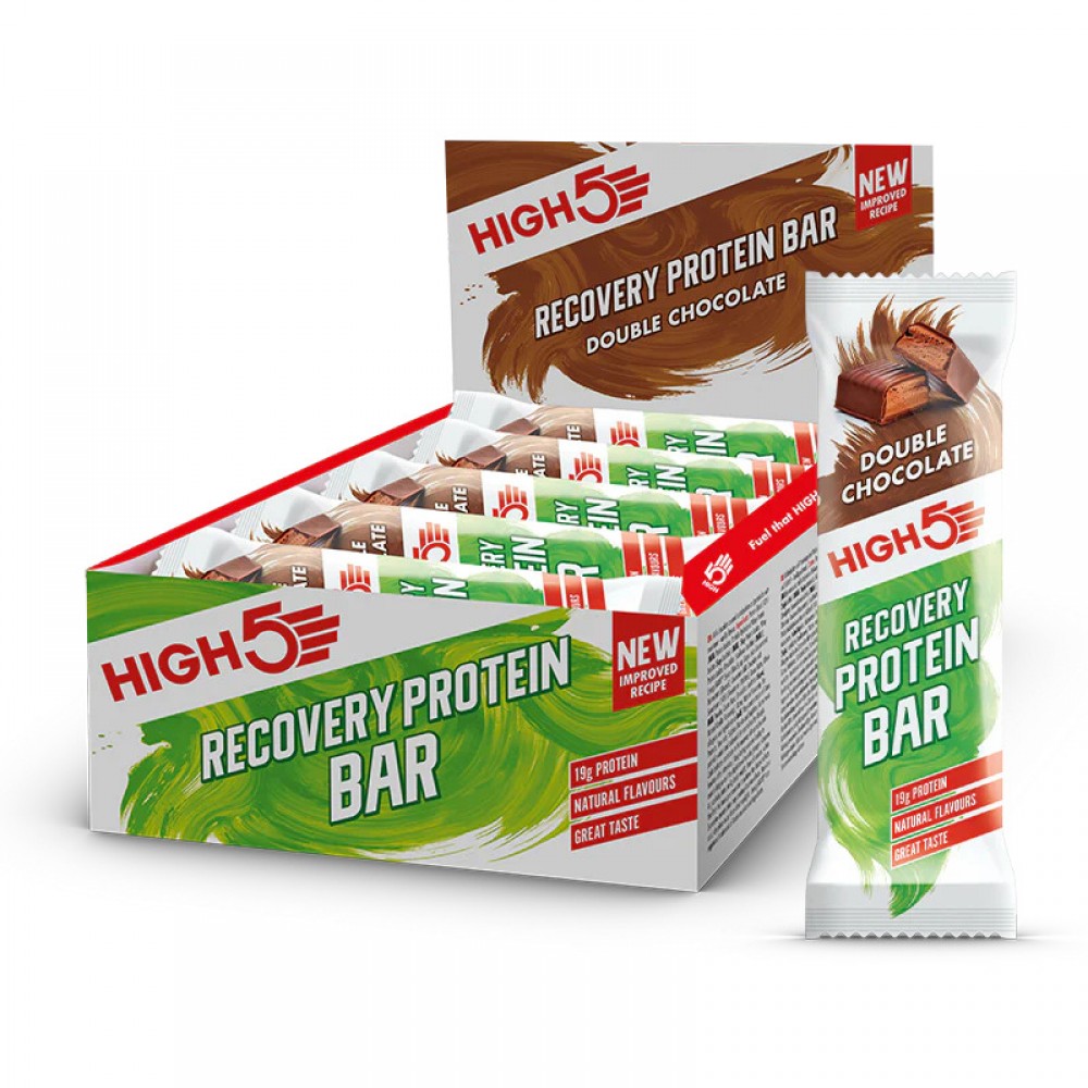 High 5 Recovery Protein Bar-Double Chocolate / 12 x 50g Bars
