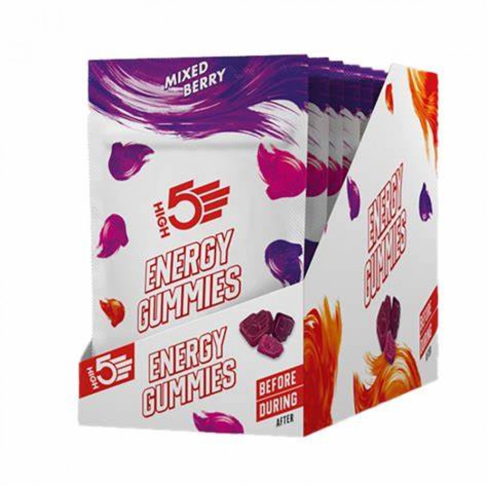 High 5 Energy Gummies - Mixed Berry / 10 x 26g Bag