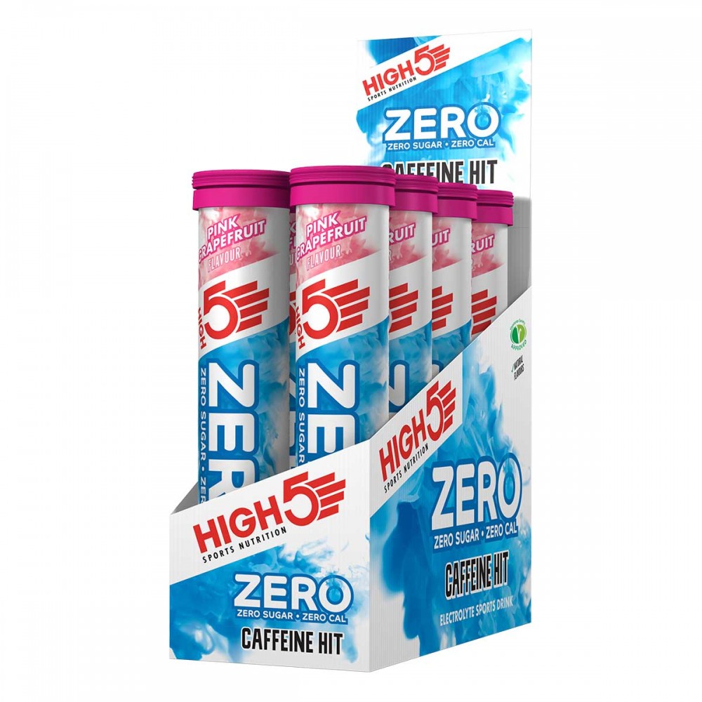 High 5 ZERO Caffeine Hit - Pink Grapefruit / 8 x 20 Tablets