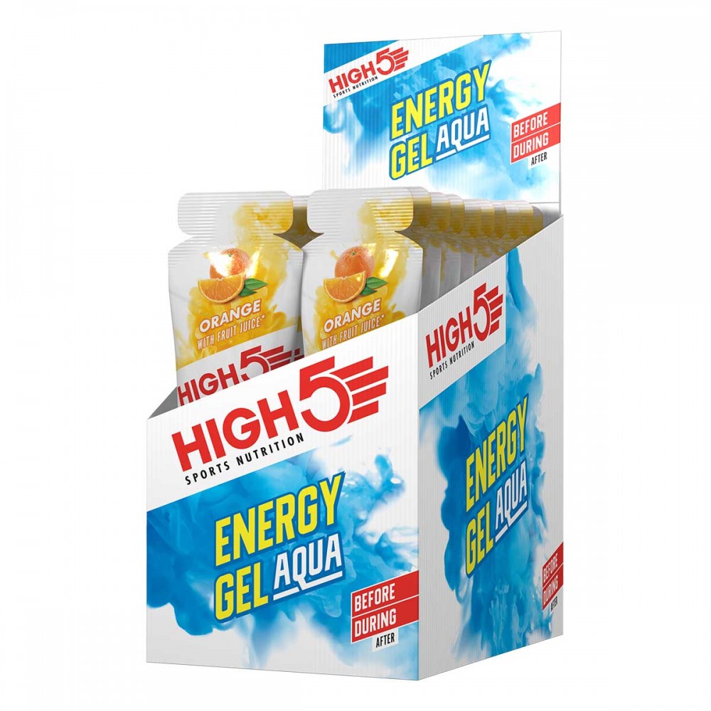 High 5 Energy Gel Aqua - Orange / 20 x 66g Gels