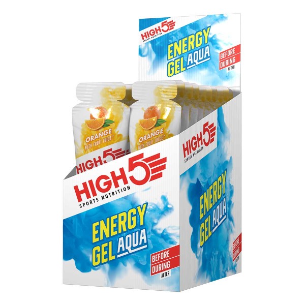 High 5 Energy Gel Aqua - Orange / 20 x 66g Gels